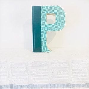 “ P “ Vintage Readers Digest Laser Cut Letter